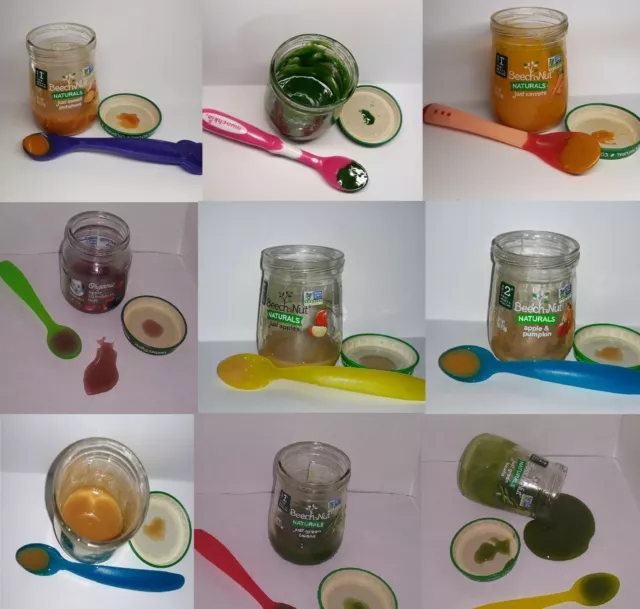 1 Random Real baby food jars of fake Faux baby food reborn doll prop role play