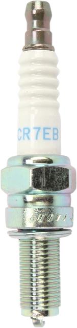 NGK CR7EB Spark Plug For Peugeot Jet C-Tech 50 (2007-2013) - M10x1 Thread, 5kOhm Resistor