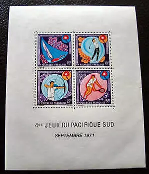 POLYNESIE - timbre -Yvert et Tellier bloc n° 2 n* - stamp polynesia