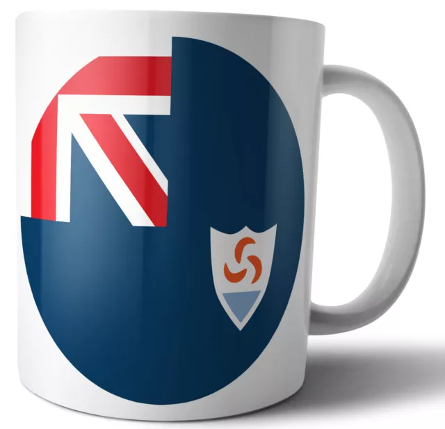 Anguilla Anguillan Flag - Tea - Coffee - Mug - Cup - Birthday - Christmas - Gift