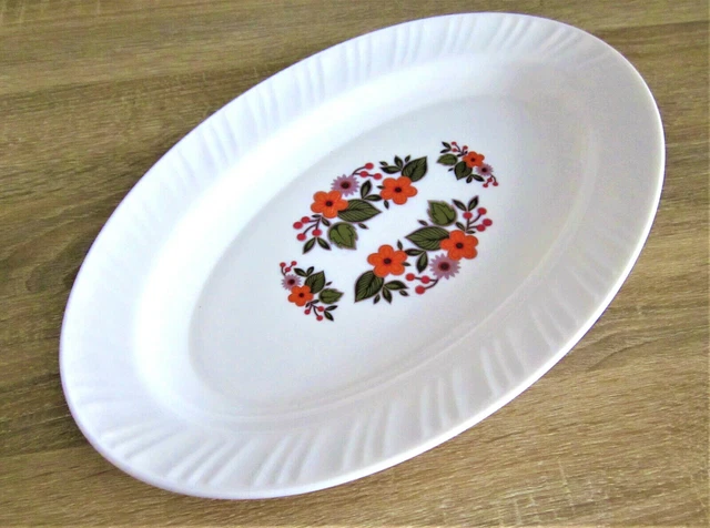 Grand Plat / Saladier Arcopal – Verre Multicouleur, Occasion, Vaisselle Vintage