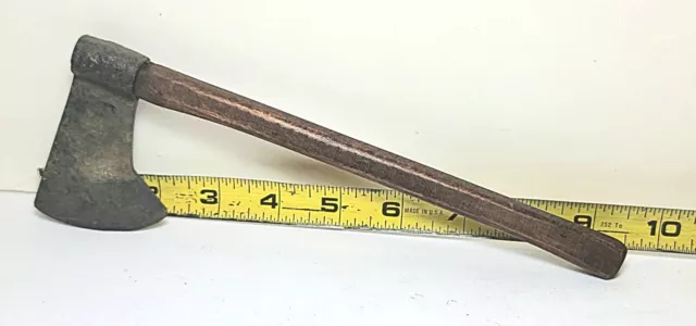 Miniature Blacksmith Forged Trade Or Belt Axe.Appears 19th.century Or Earlier