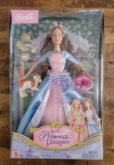 Barbie as The Princess & the Pauper Erika Doll  #B5770 NIB