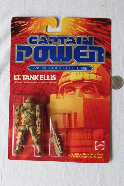 Captain Power et les Soldats du Futur Mattel Lieutenant Tank Ellis
