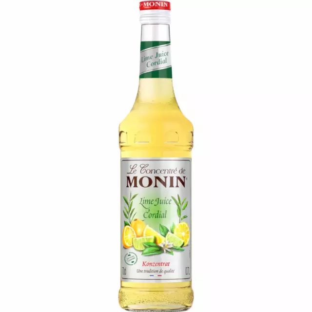 Monin Sirup Lime Juice Cordial Limette für Cocktails Cocktail Cocktailsirup 0.7L
