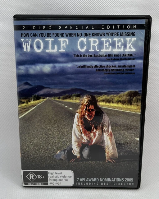 Wolf Creek DVD Region 4 2006 2 Disc Special Edition Horror Region 4 Free Post