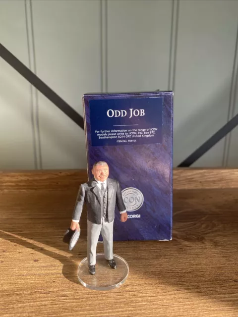 CORGI JAMES BOND 007 ICON DieCast ODD JOB Figure-Goldfinger)-M I B - ITEM F04151