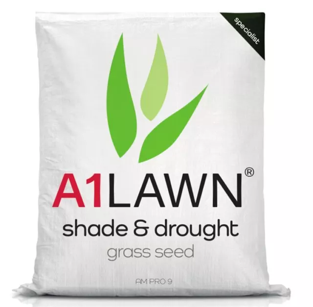 A1Lawn AM Pro-9 Premium Quality Garden Grass Seed For Dark & Shady Areas