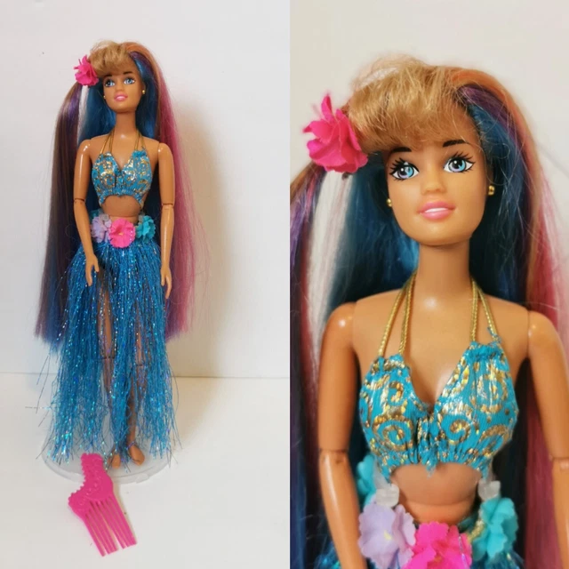 Vintage Mattel Barbie 90s Hula Hair Teresa 1996 Vintage Mattel Barbie 90s Hula Hair Teresa 1996