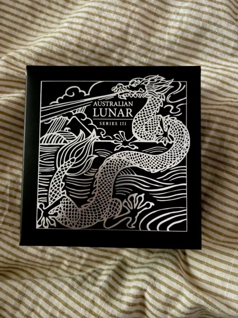 2024 Year of the Dragon 1oz Silver Gilded Coin