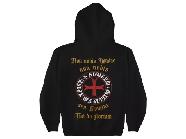 Sudadera con capucha caballeros Templarios 2