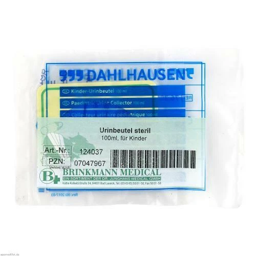 URINBEUTEL f.Kinder steril 100 ml 1 St