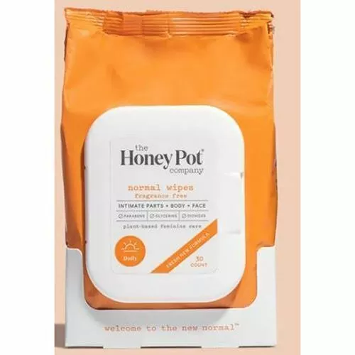 Lingettes Intimes Normal 15 Nombre Par The Honey Pot