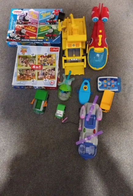 job lot of used assorted toys