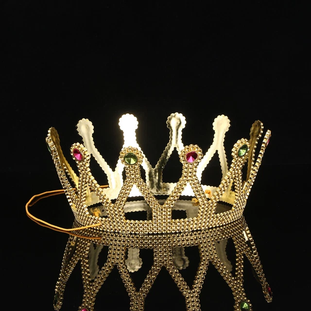 Smiffys Couronne De Reine Avec Pierres – Accessoire Déguisement Pour Carnaval, Halloween, Soirée à Thème (Taille Unique)