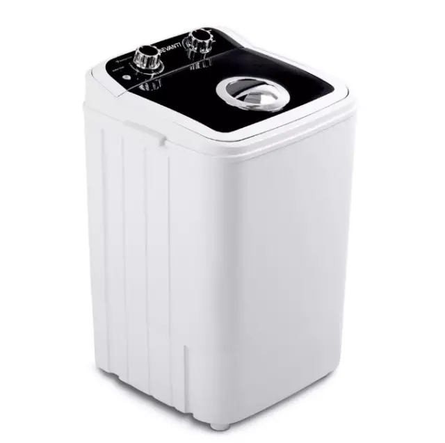 Devanti 4.6KG Mini Outdoor Portable Washing Machine Top Loader Spin Camp Caravan