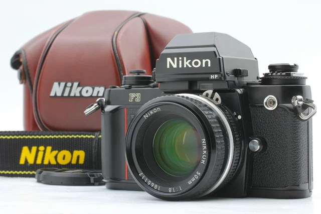 [COMO NUEVA con estuche de cuero] Cámara fotográfica Nikon F3 HP AI-S AIS 50m F1.8 de JAPÓN #XA10
