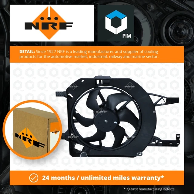 Ventola radiatore adatta a RENAULT TRAFIC Mk2 2.0 2001 su raffreddamento senza prezzo di riserva 7701066103 qualità
