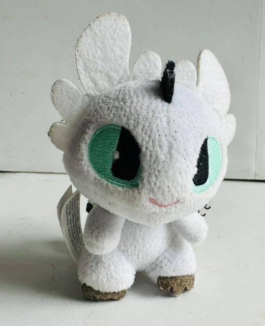 DREAMWORKS LIGHT FURY How To Train Your Dragon White Mini Plush 9.95