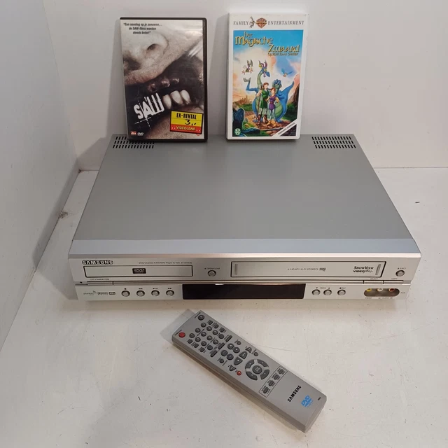 SAMSUNG SVDVD3E DVD/VCR Combo +Remote TESTED VHS PAL 6Head Dolby