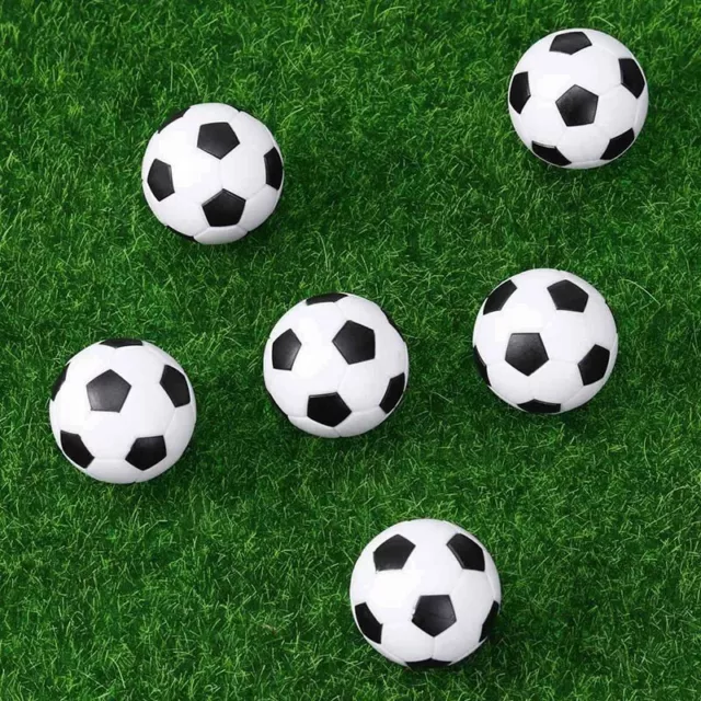 6 Stücke Kicker Bälle 32 mm Mini Tischfußball Ersatzbälle Bunte Kickerbälle