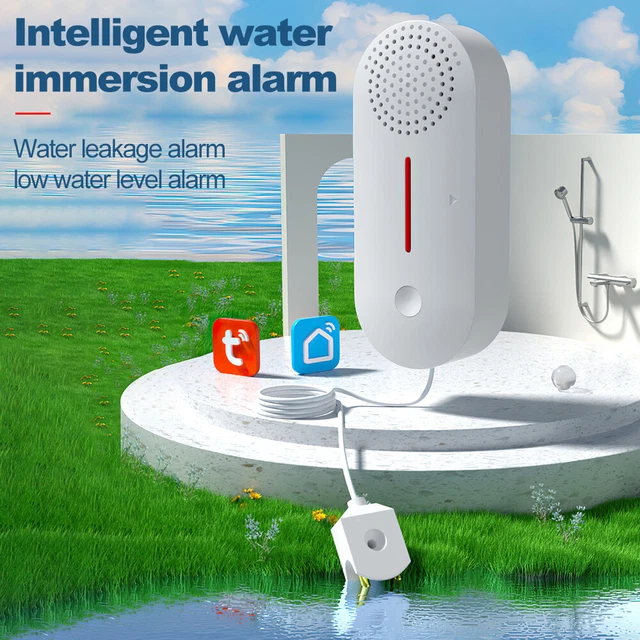 WLAN Wasserlecksensor - Smart Alarm Mit App Benachrichtigung Bei Wasserschaden