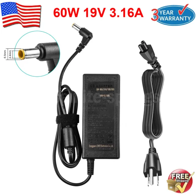 AC Adapter For Samsung 24" T24C550ND LED HD TV Monitor Power Supply Cord Charger