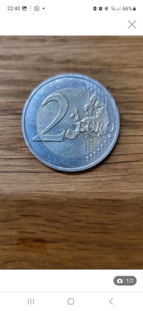 Piece De  2 Euros Rare Simone Veil En Tres Bon Etat 2018