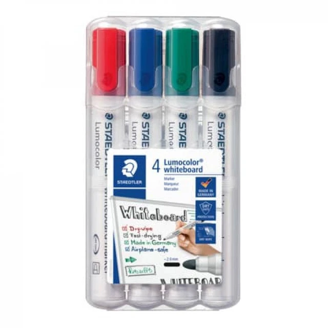 STAEDTLER Whiteboardmarker Lumocolor 4St Box 351 WP4 (4007817328934)