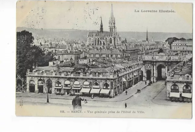 54  Nancy  Vue Generale Prise De L Hotel De Ville
