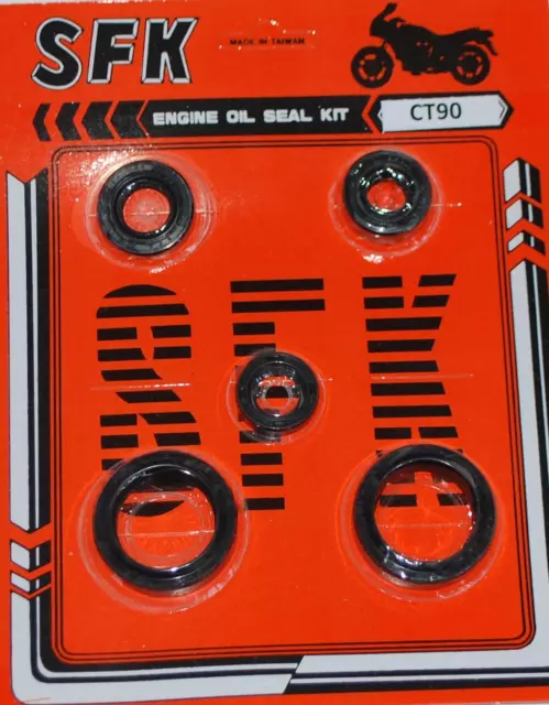 NEW Engine Oil Seal Kit Set for Honda CT90 CS90 CL90 SL90 90cc CT CS CL SL 90