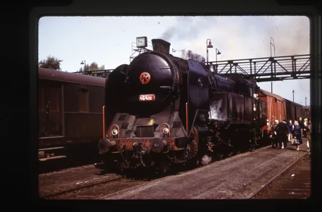 Duplicate steam  railway slide- Czechoslovakia  464.011 Ceska Lipka