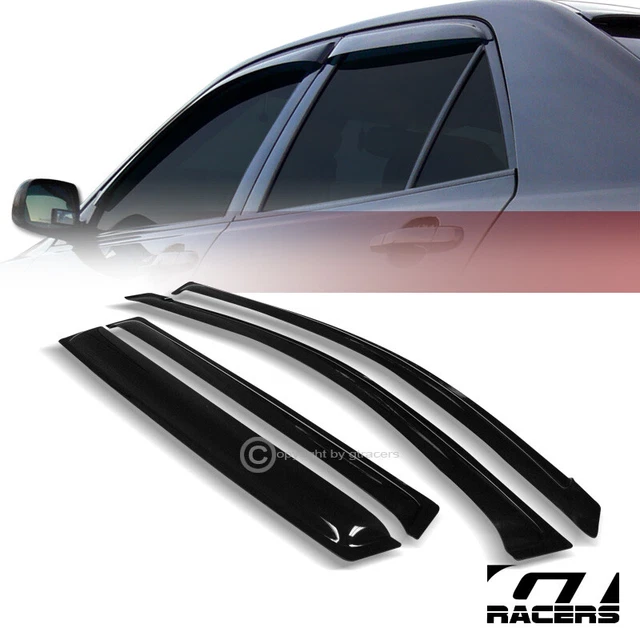 Sun/Rain/Wind Guard Shade Deflector Window Visors 4pc For 2006-2012 Toyota Rav4