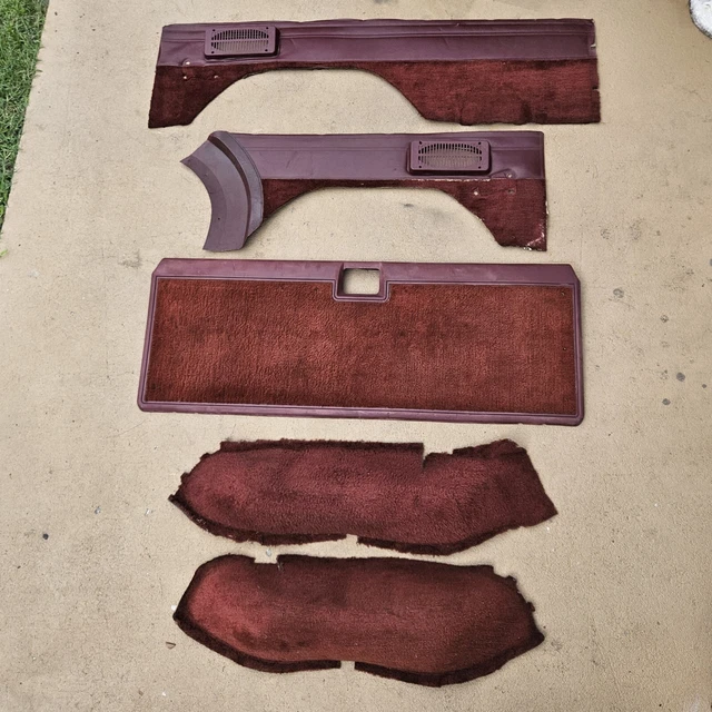 OEM 1981-1988 Chevrolet GMC Suburban Red Rear Quarter & Tailgate Interior Trim