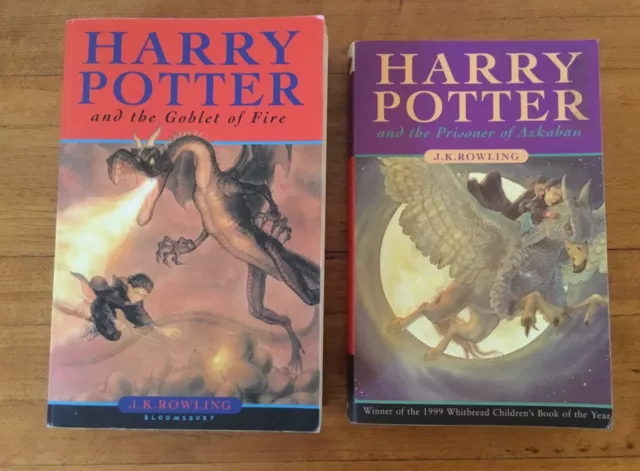 2 Harry Potter Books - Goblet Of Fire, Prisoner Of Azkaban PB’s by J. K. Rowling