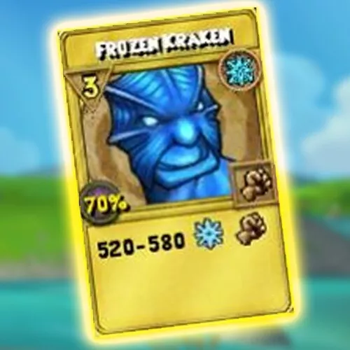Wizard101 | 1 Frozen Kraken TC (RARE / RETIRED) | Fast Delivery Digital