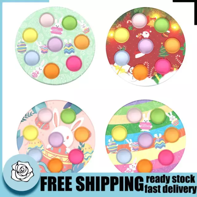 Decompression Easter Planet Squeeze Bubble Kid Fun Finger Pinch Sensory Toy Gift