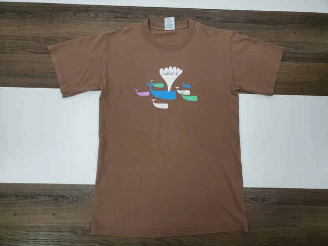 Relient K Band Shirt Size Small Whales Graphic Tee Brown Crew Short Sleeve S SM