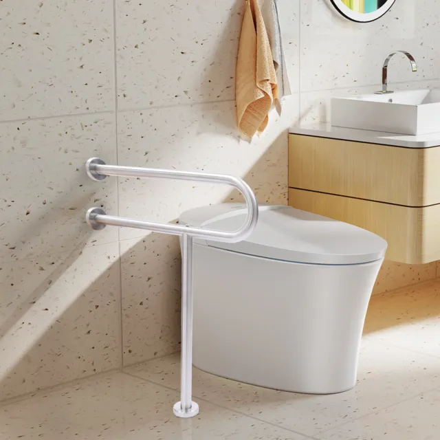 Corrimano WC WC ausilio per alzarsi maniglia di supporto acciaio inox maniglia di supporto capacità di carico 2