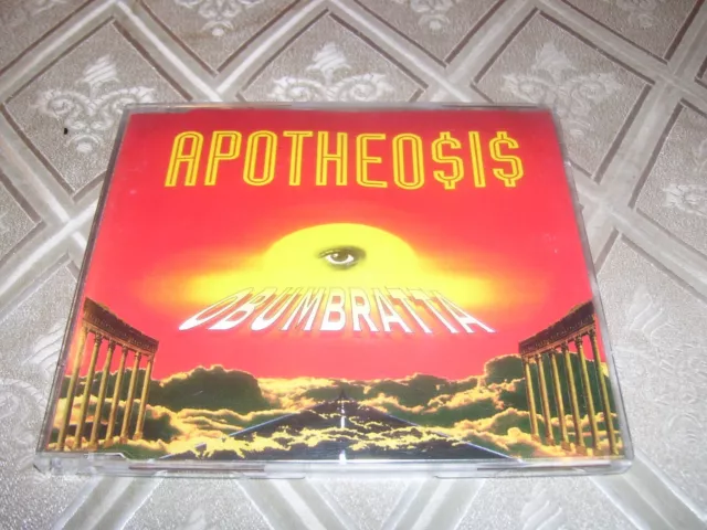 Apotheosis - Obumbratta * CD MAXI 3 Track Techno Benelux 1992 *