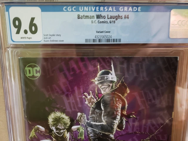 Batman Who Laughs #4 Kaare Andrews Variant DC Comics CGC 9.6 2