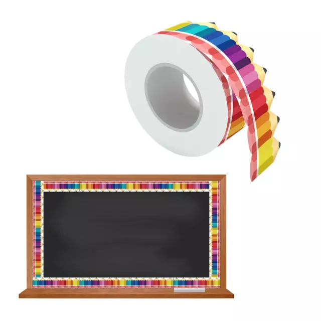 Bordures d'Affichages Classe  Motif Crayons Coloré Bordure Décorative