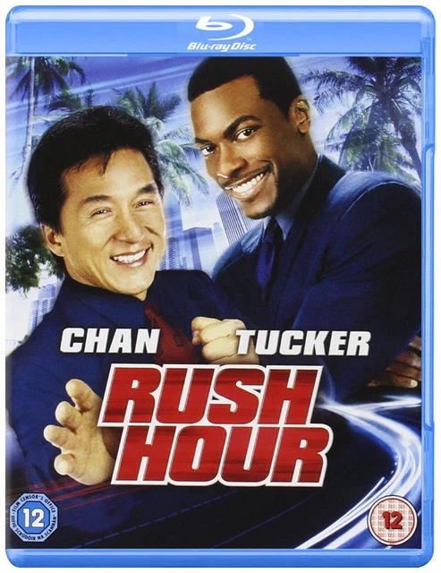 RUSH HOUR (BLU-RAY) Chris Tucker Jackie Chan Chris Penn Elizabeth Peña ...