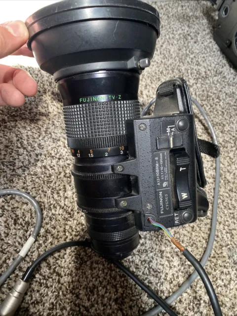 Professional Video Lens Fujinon Tv Z Tested And Working ￼w/extras Fits Canon