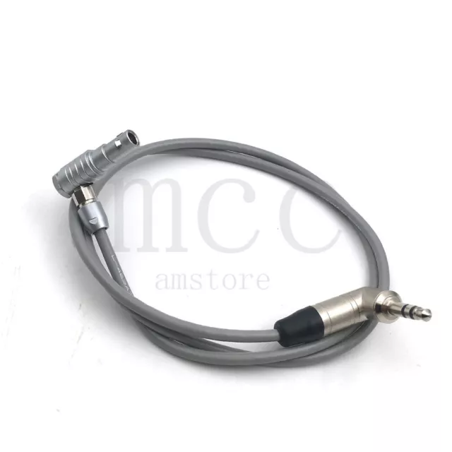 Right Angle 00B 5 Pin Male to 3.5mm TRS Audio Cable for Z CAM E2 / ARRI Mini 12"