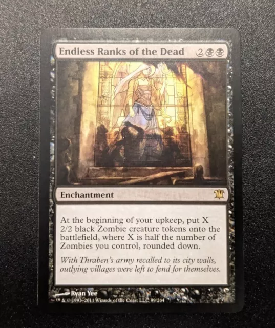 Endless Ranks of the Dead 1x FOIL ISD MTG Innistrad Rare MINT black Endless Ranks of the Dead 1x FOIL ISD MTG Innistrad Rare MINT black