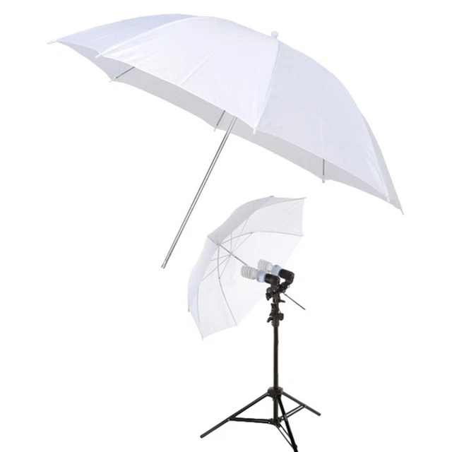 84cm 33" Photo Studio Translucent Reflective Flash Diffuser Umbrella Soft