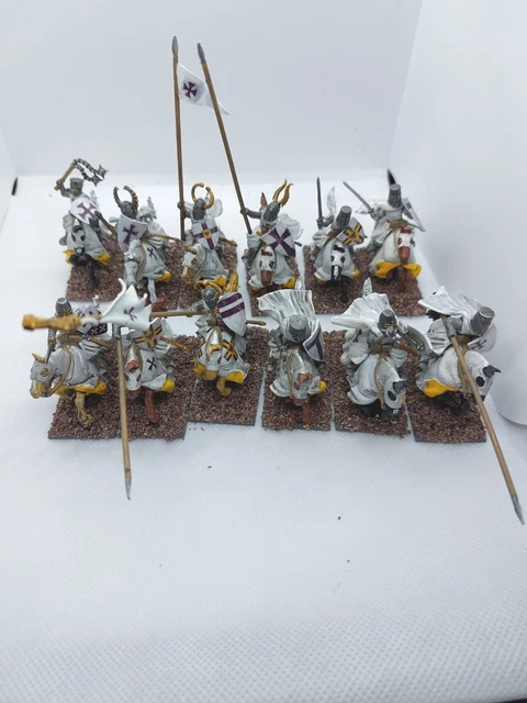 Teutonic Knights On Foot. 28 Mm Miniatures