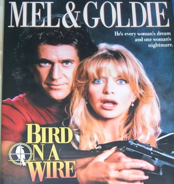 Bird on a Wire (DVD, 1990) Mel Gibson, Goldie Hawn