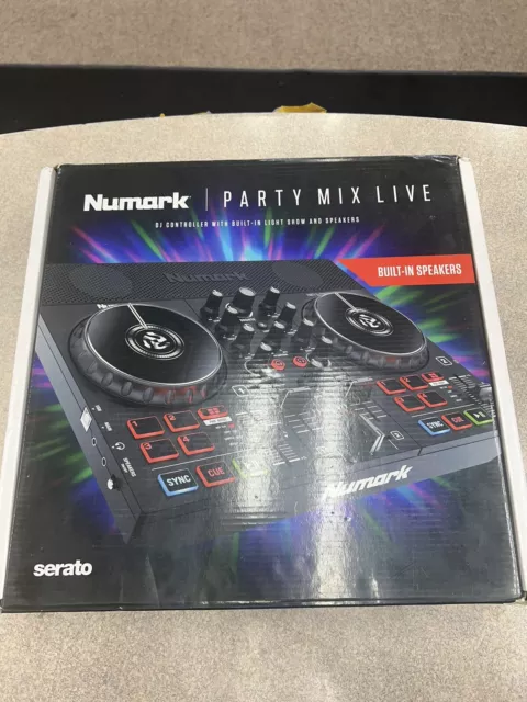 Numark Party Mix Live DJ Controller for Serato LE Software w Built-In Light Show